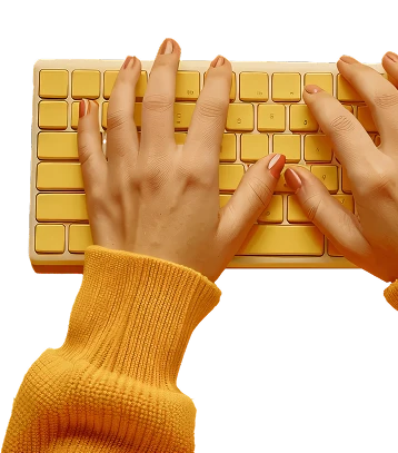 Teclado amarillo