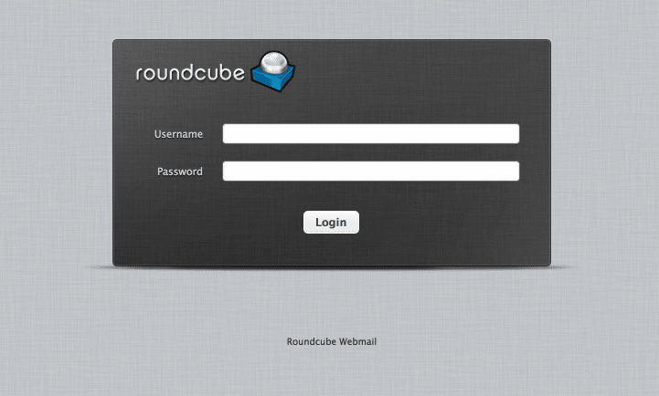 Correoweb gestionado por Roundcube