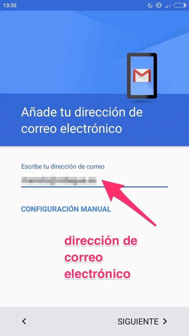 paso 3 email android