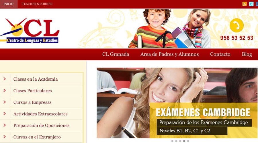 Diseño Web para CL Granada
