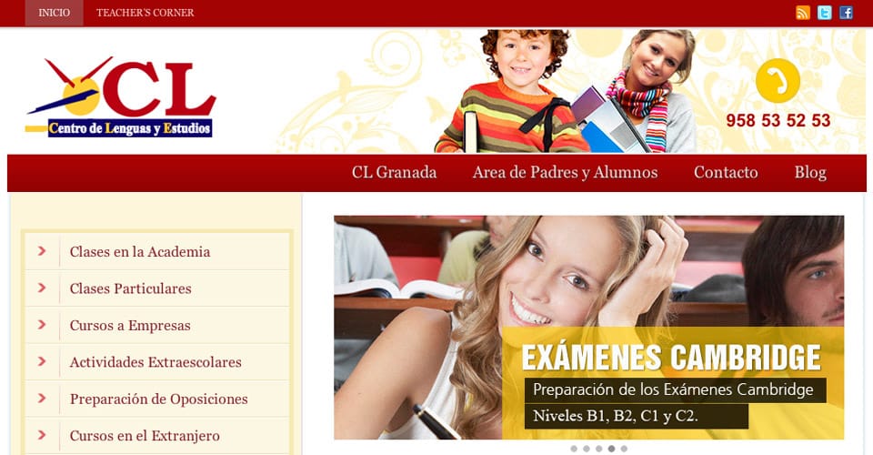 Diseño Web para CL Granada