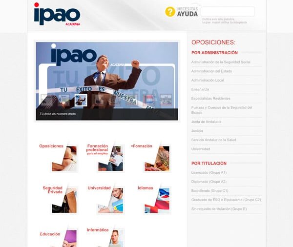 Diseño Web Ipao Formación