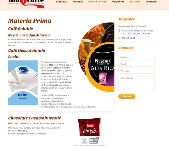 Web MaqCaffé