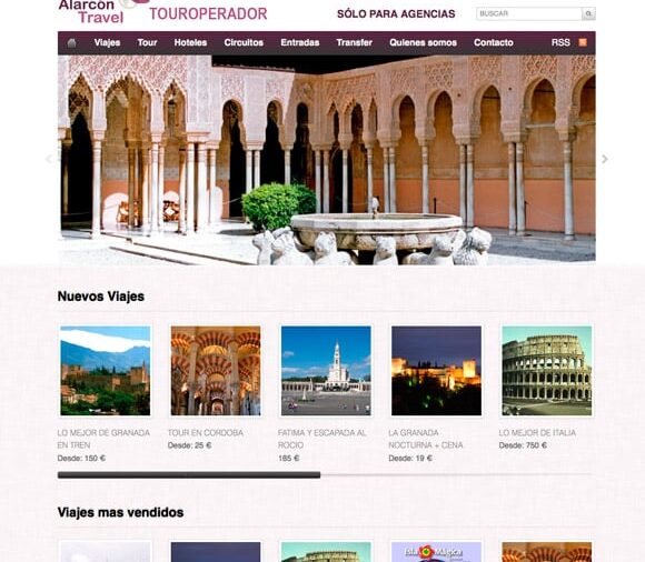 Diseño Web Alarcón Travel