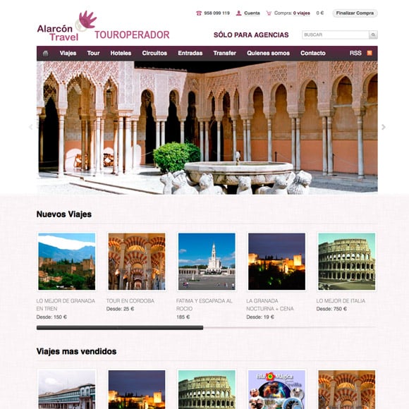 Diseño Web Alarcón Travel