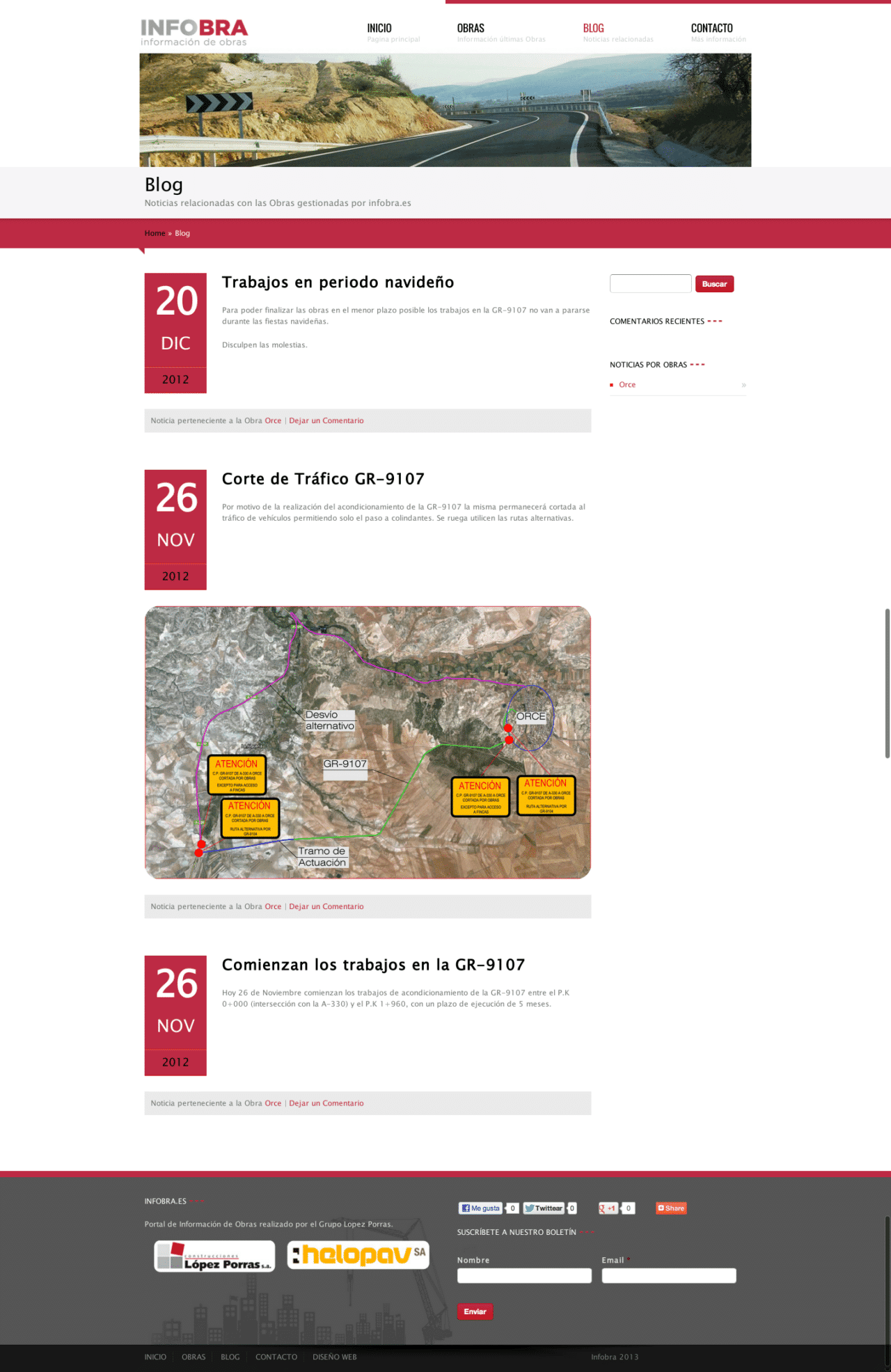 Diseño Web infobra.es