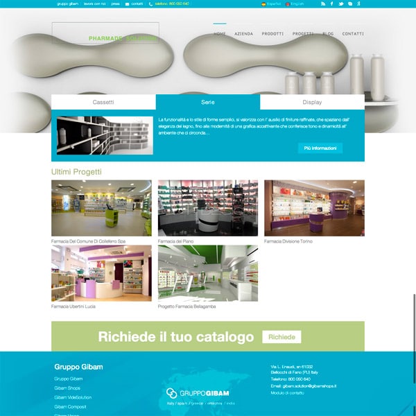 Diseño Web PharmadeSolution.it