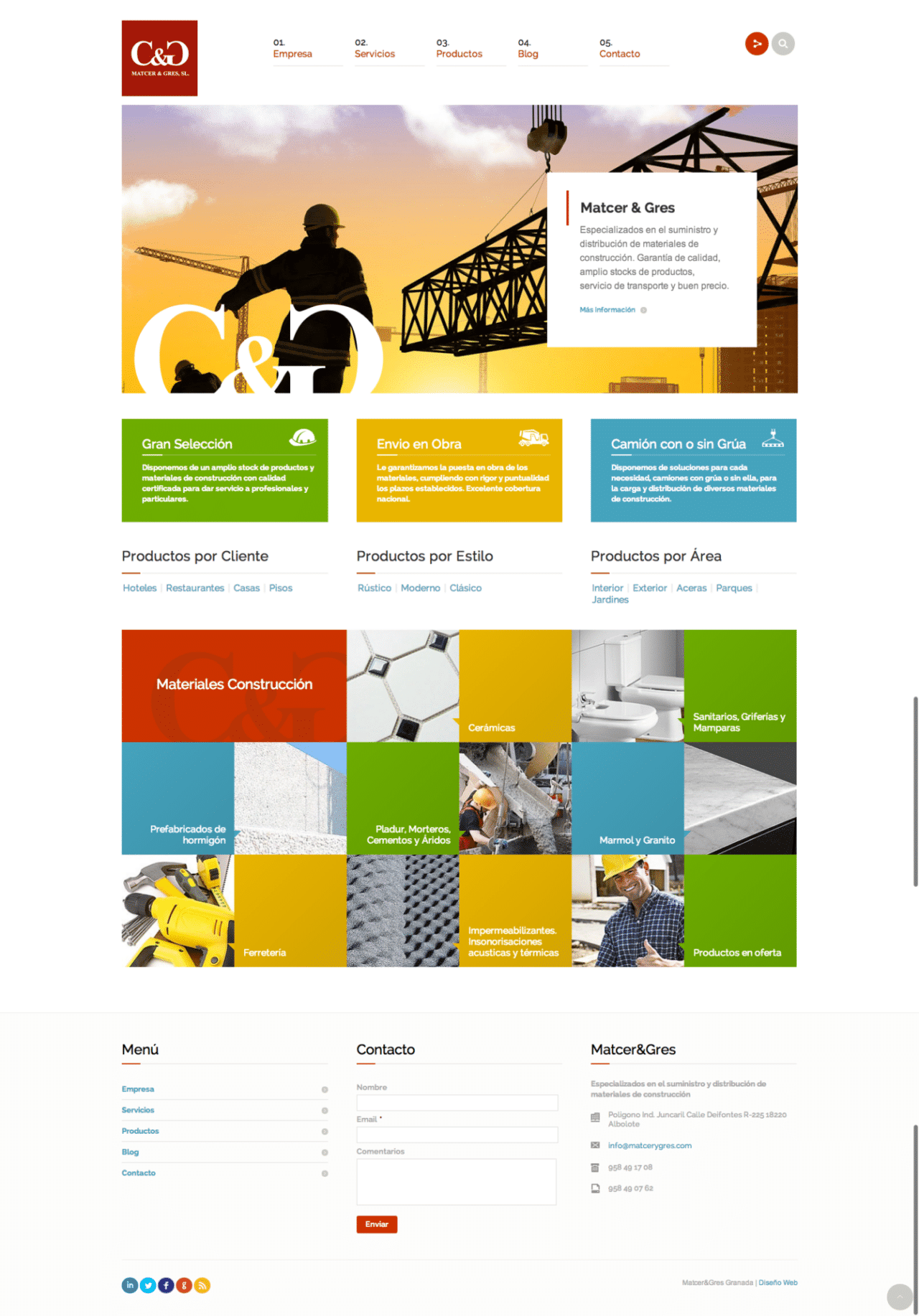 Diseño Web Matcer&Gres