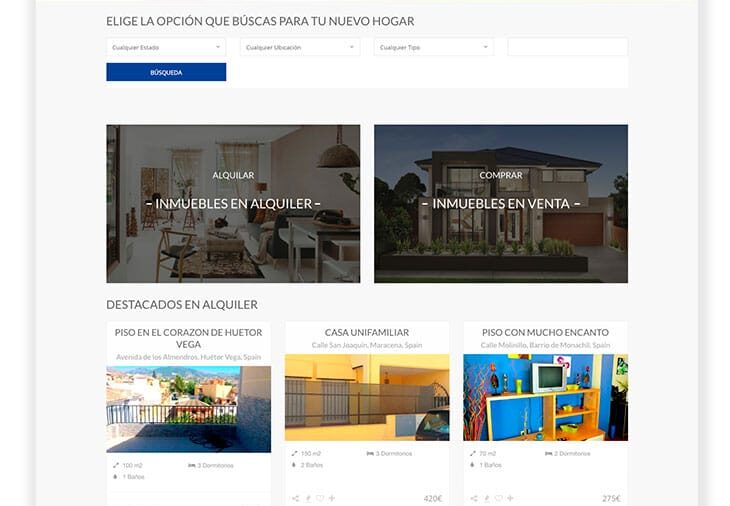 Diseño Web Inmobiliaria 3.0