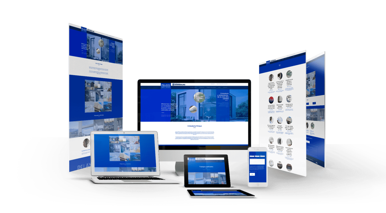 Diseño Gráfico Web Para Cristalería En Granada