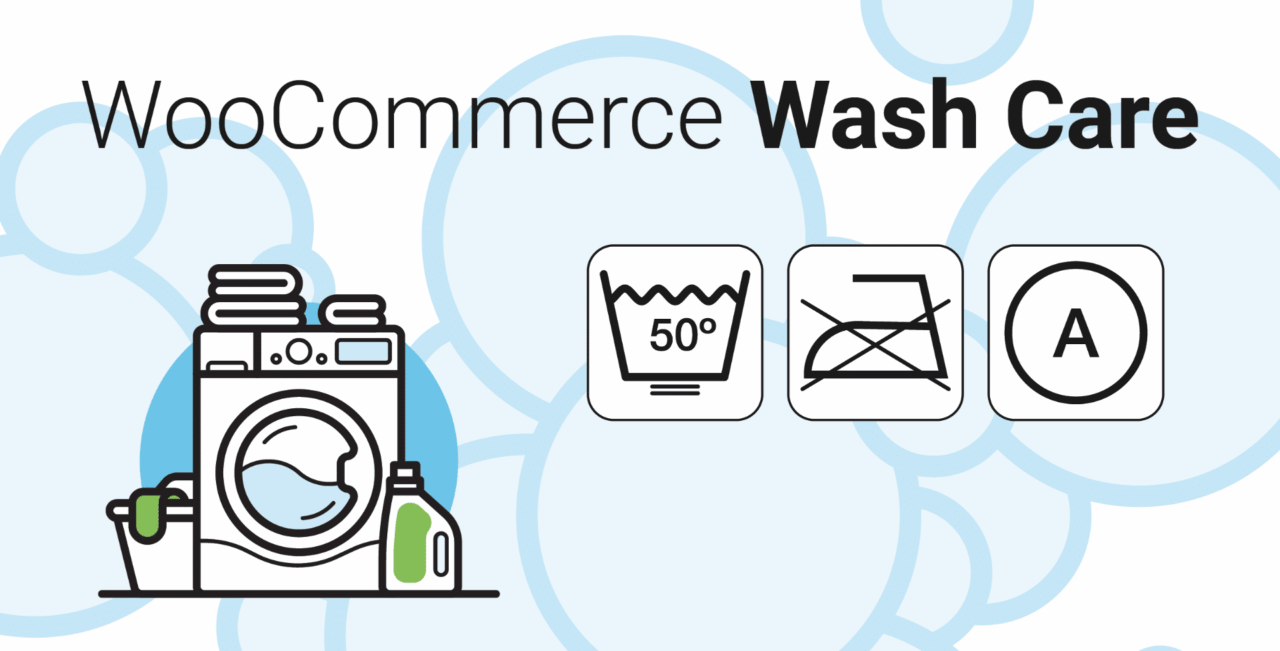 Plugin for WooCommerce Wash care for products