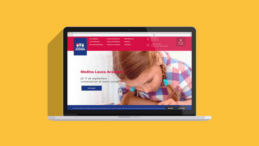 Diseño web y desarrollo Medina Lauxa Academia