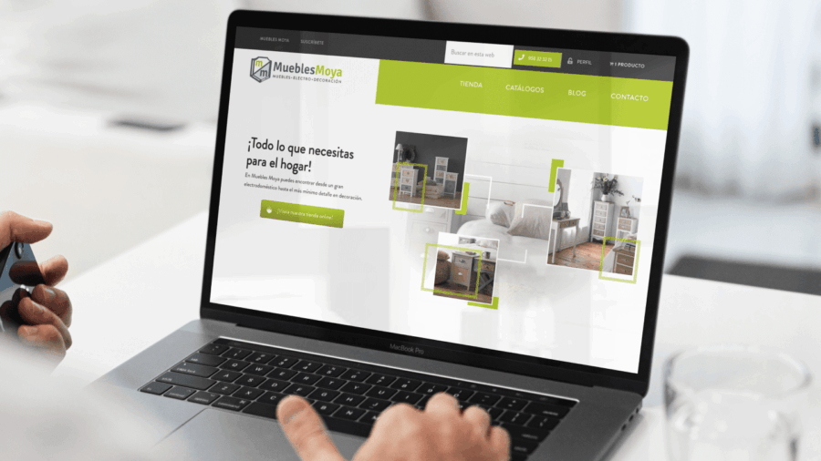 Muebles Moya: Diseño de tienda online y RRSS