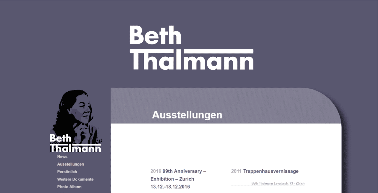 Diseño y Desarrollo Web Beth Thalmann