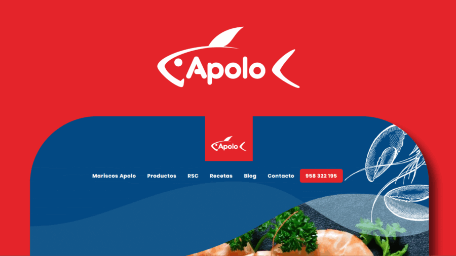 Diseño y Desarrollo Web Mariscos Apolo