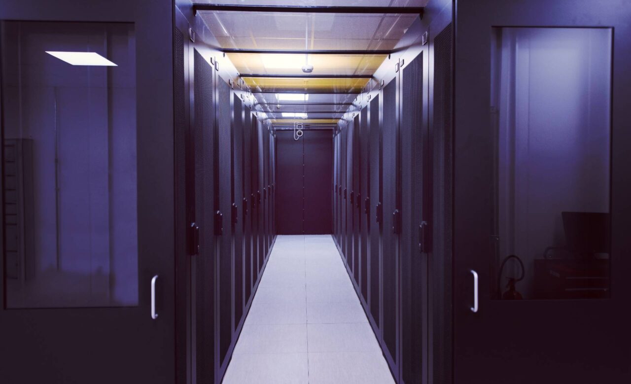 Sala de servidores para páginas web