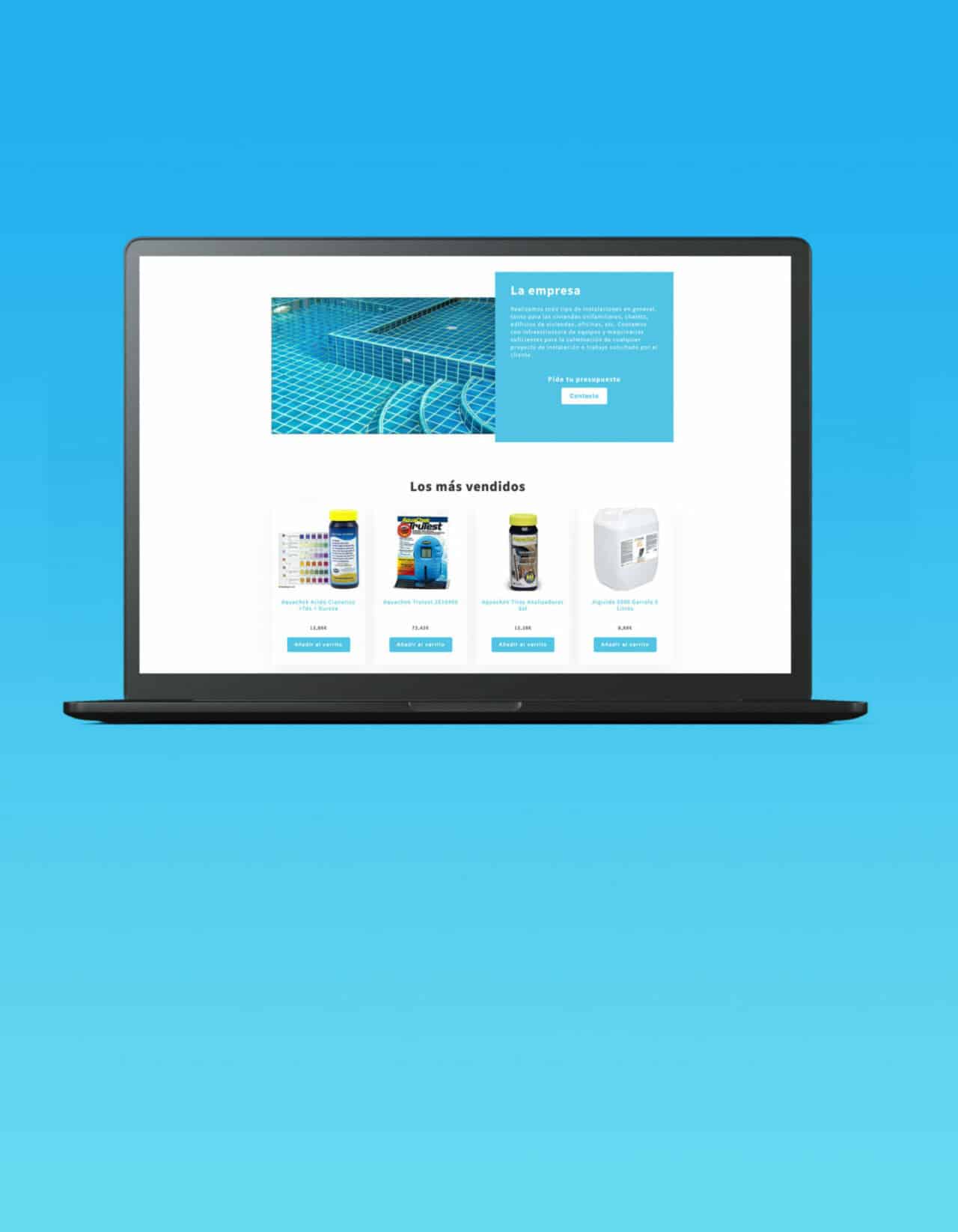 Diseño Tienda Online: Piscinas Andalucía