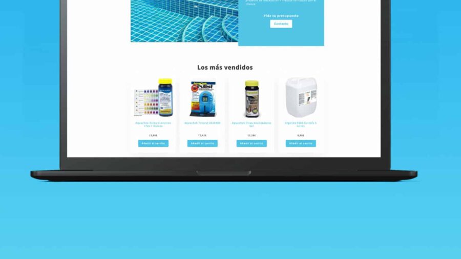 Diseño Tienda Online: Piscinas Andalucía