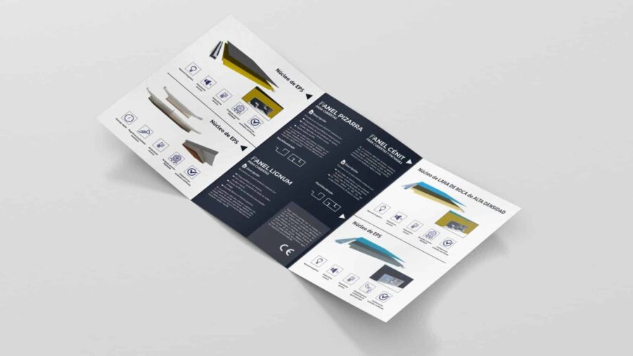 Diseño Gráfico: Tríptico Plecometal