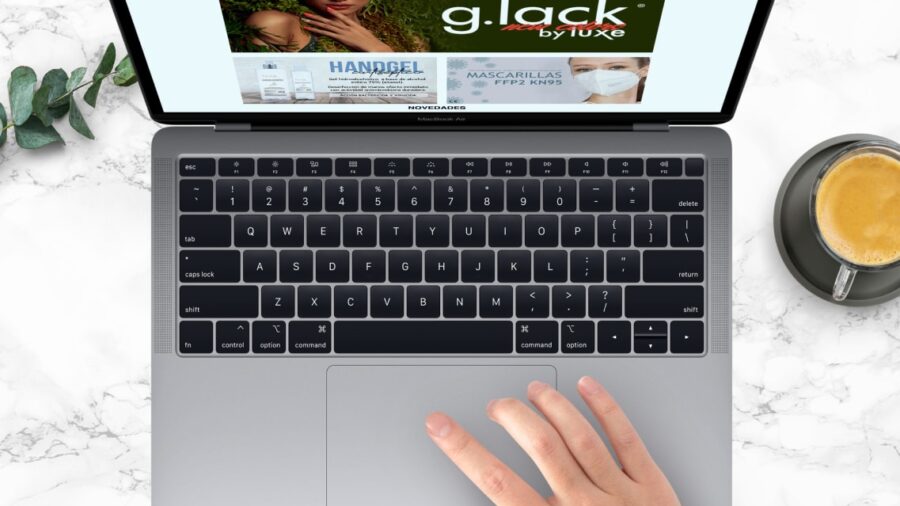 Diseño web de tienda online: LuxeNails
