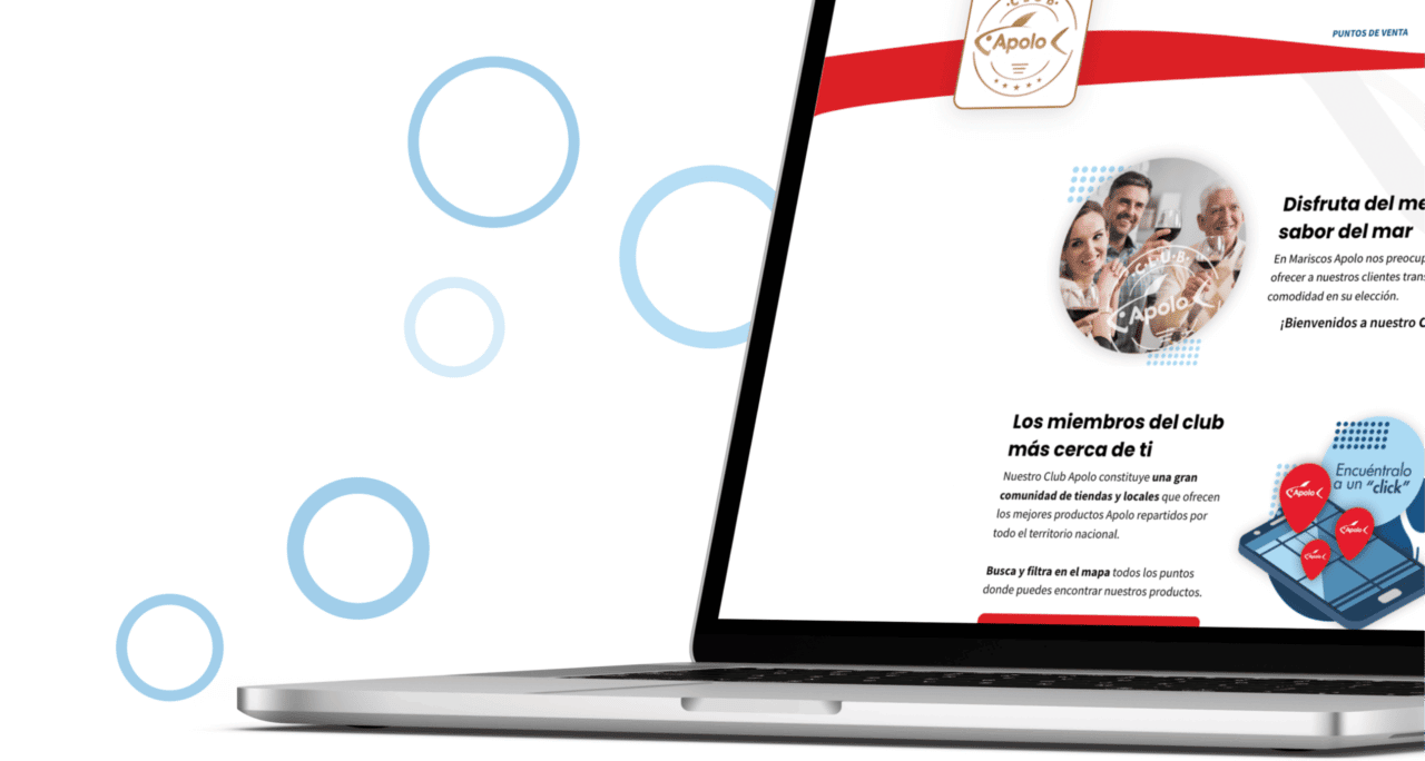 Diseño web: Club Mariscos Apolo