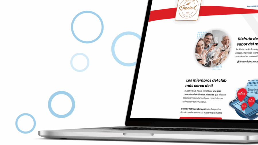 Diseño web: Club Mariscos Apolo