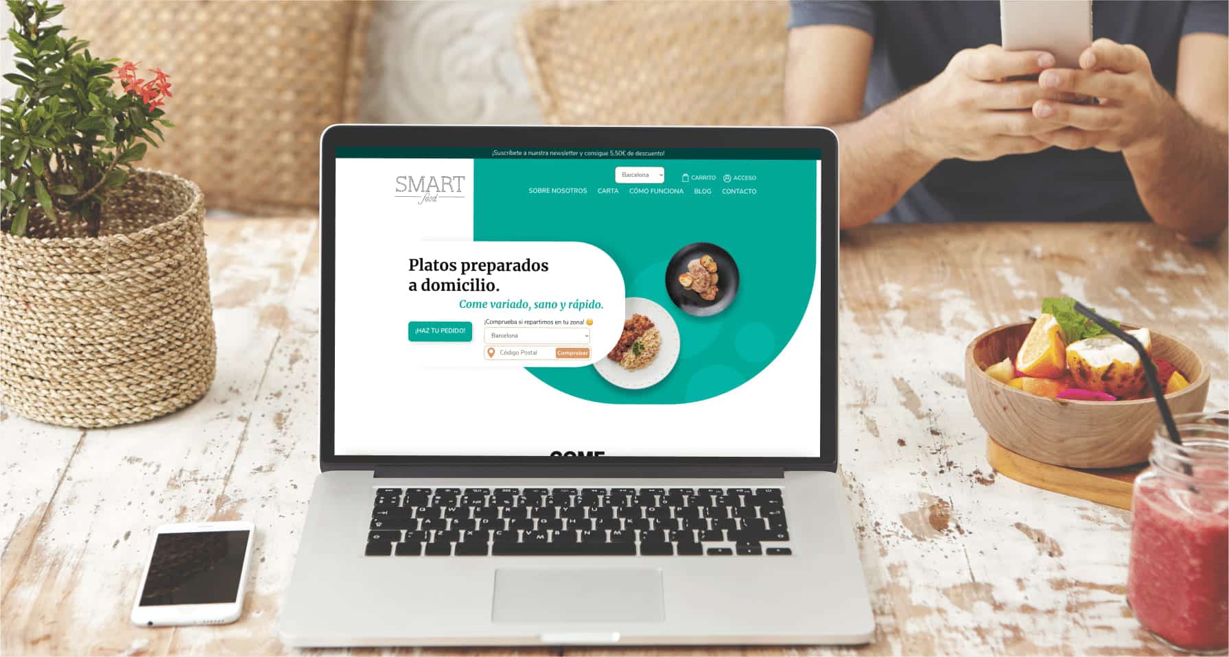 Diseño web Smart Food Smartfood