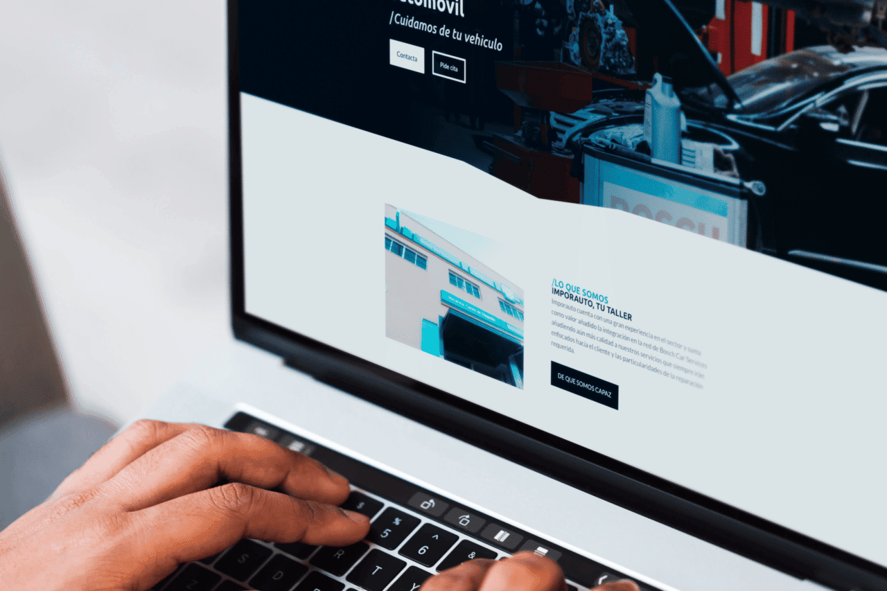 Diseño web: Imporauto