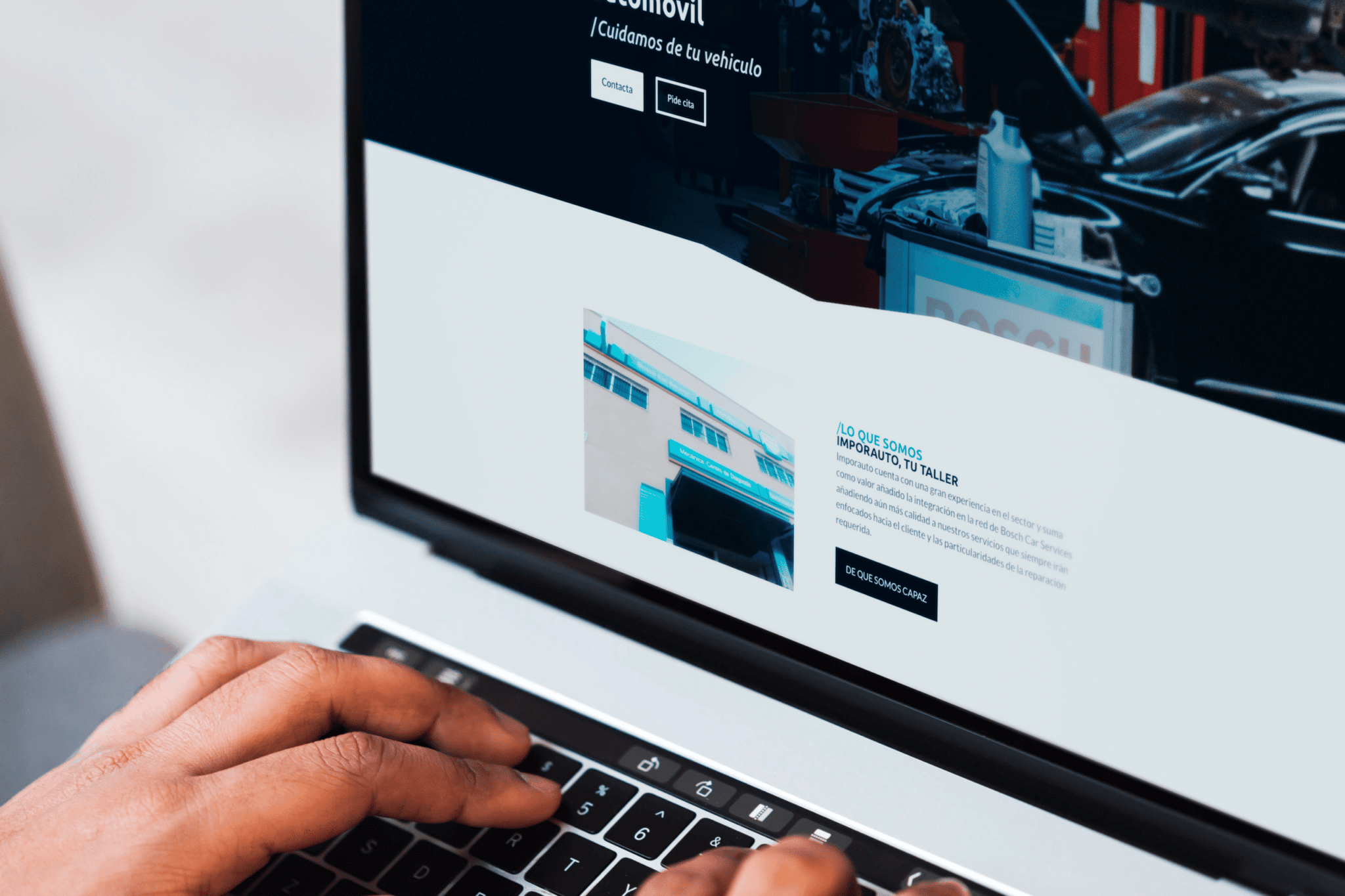 Diseño web: Imporauto Diseño Página Web Imporauto