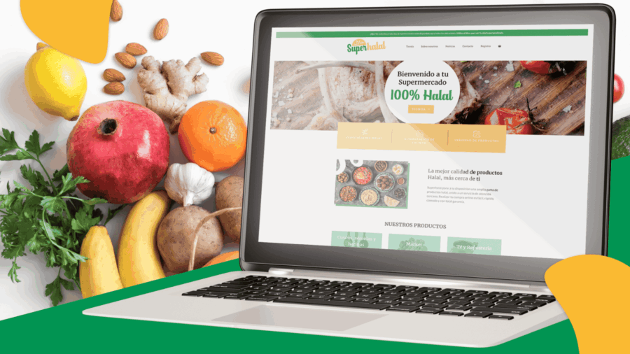 Diseño web Superhalal