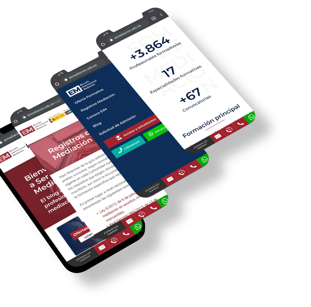 Diseno Web Escuela Internacional de Mediación