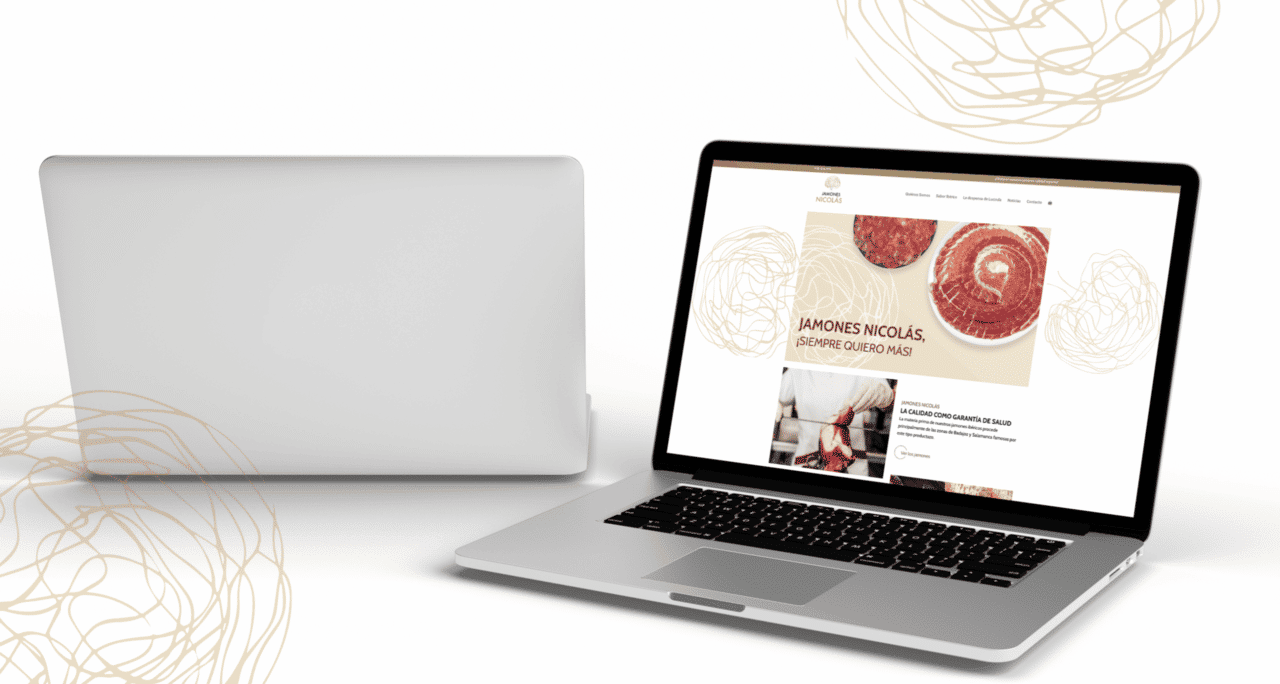 Jamones Nicolás: Diseño web y RRSS