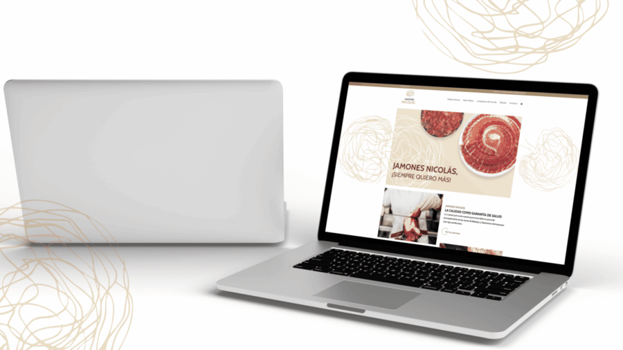 Jamones Nicolás: Diseño web y RRSS