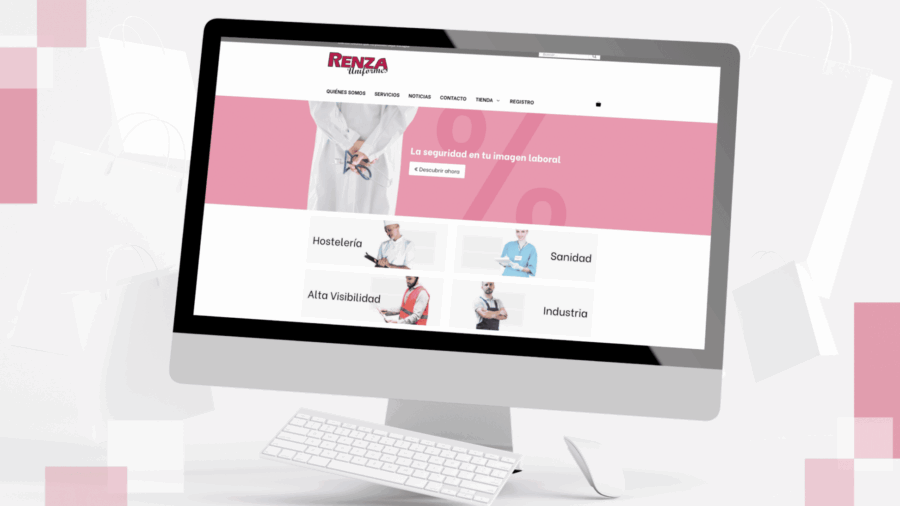 Renza Uniformes: Diseño web y RRSS