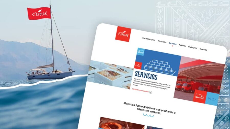 Diseño web Mariscos Apolo