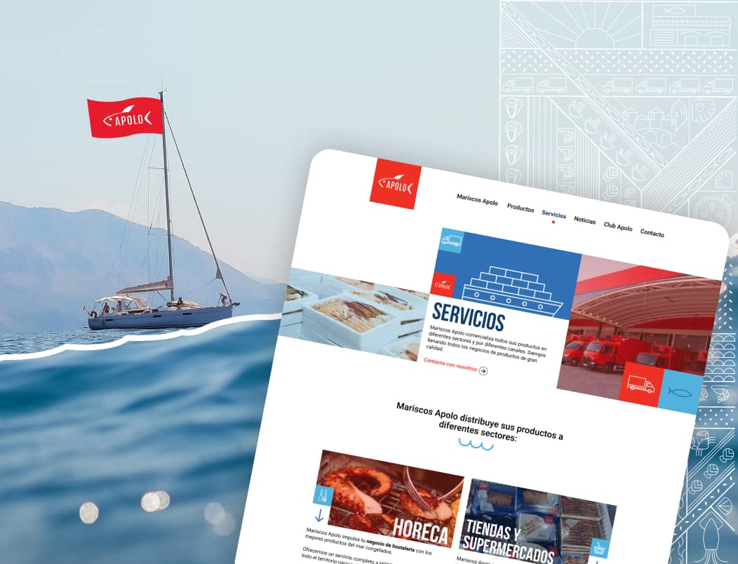 Diseño web Mariscos Apolo