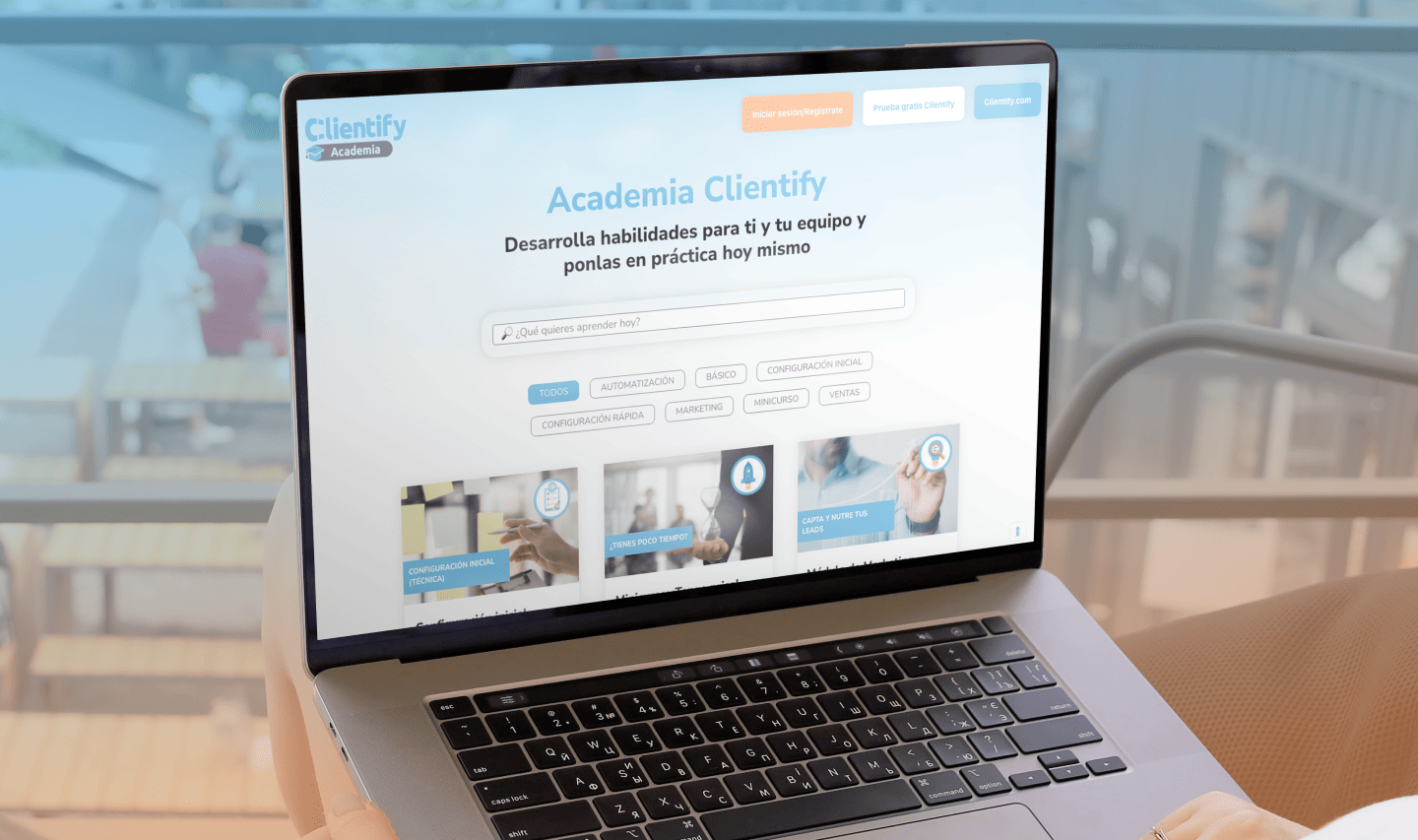 Desarrollo web Academia Clientify Academia Clientify Portada