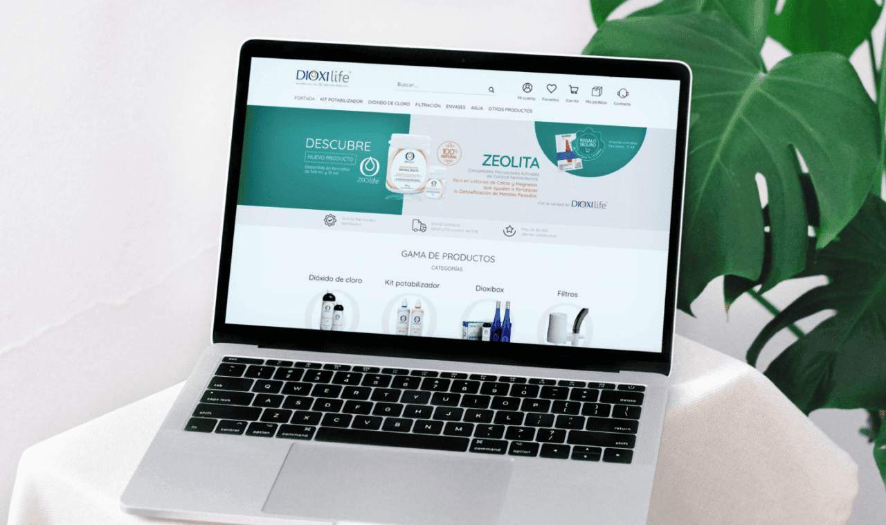 Diseño web Dioxilife