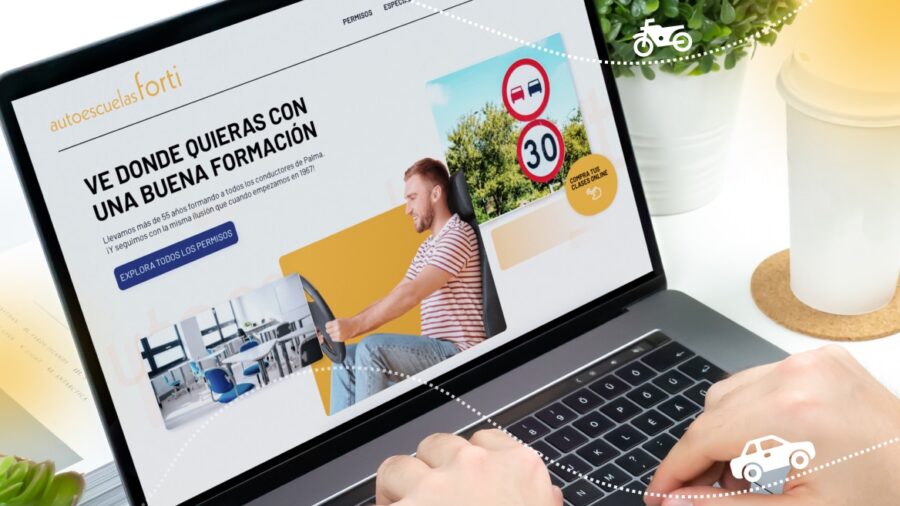 Diseño web Autoescuela Forti