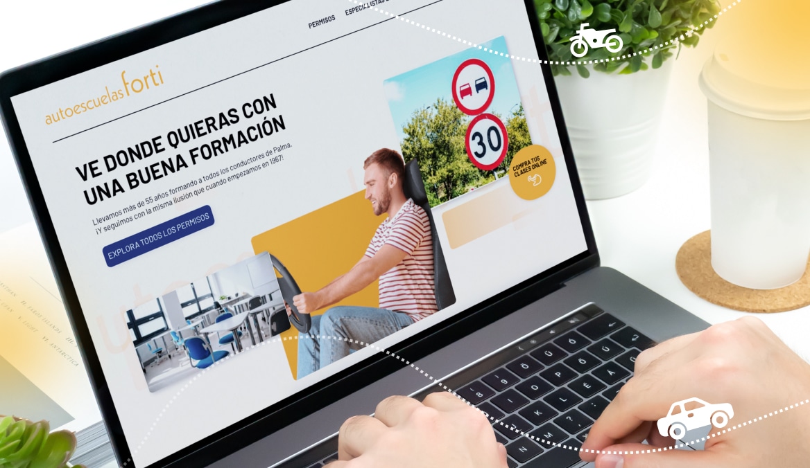 Diseño web Autoescuela Forti