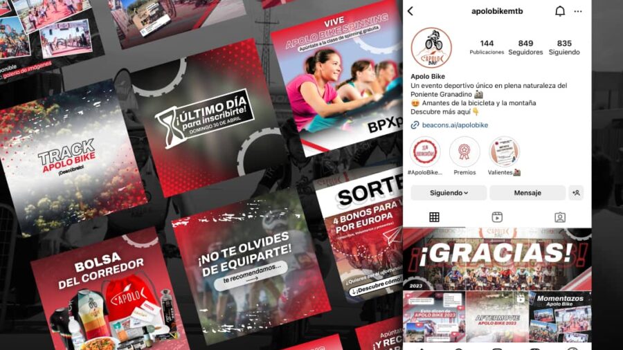 Redes Sociales Apolo Bike 2023