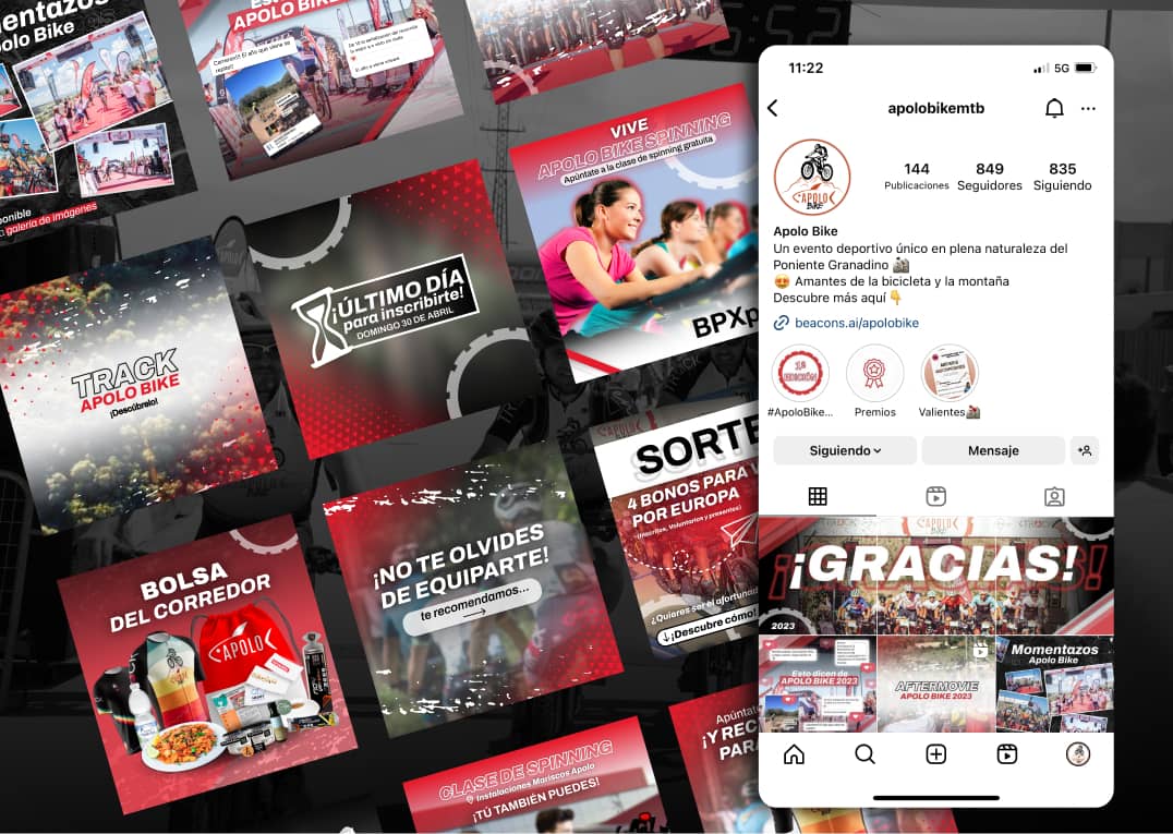 Redes Sociales Apolo Bike 2023