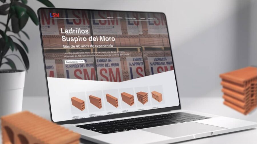 Diseño y desarrollo web para Ladrillos Suspiro del Moro