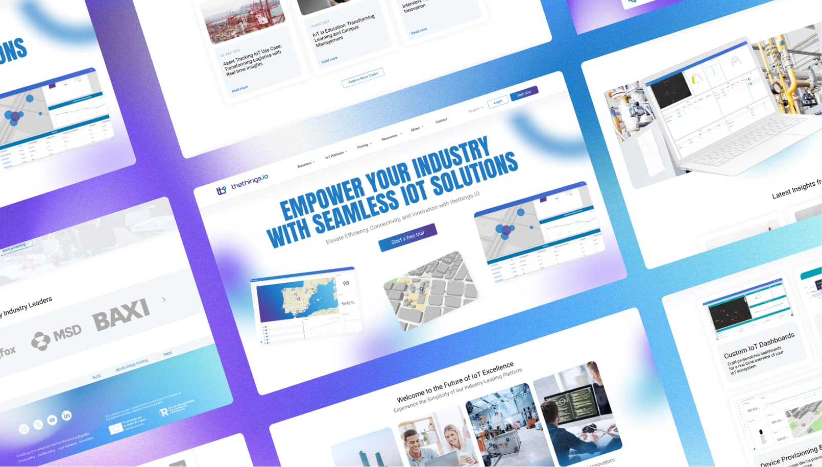 Diseño UX UI y redes para thethings.iO Diseño Ux Ui Y Redes Para Thething.io