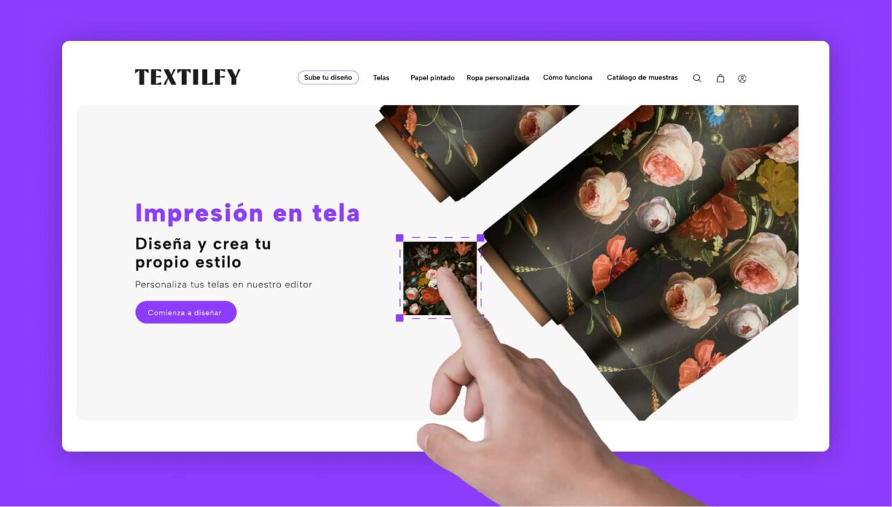 Desarrollo web textil para Textilfy