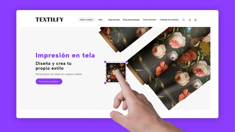 Desarrollo web textil para Textilfy