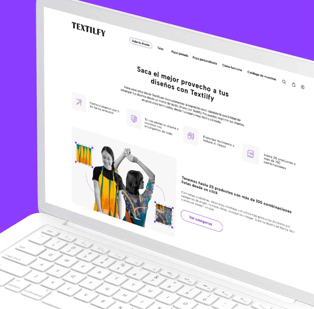 Desarrollo Web Textil Para Textilfy Como Funciona