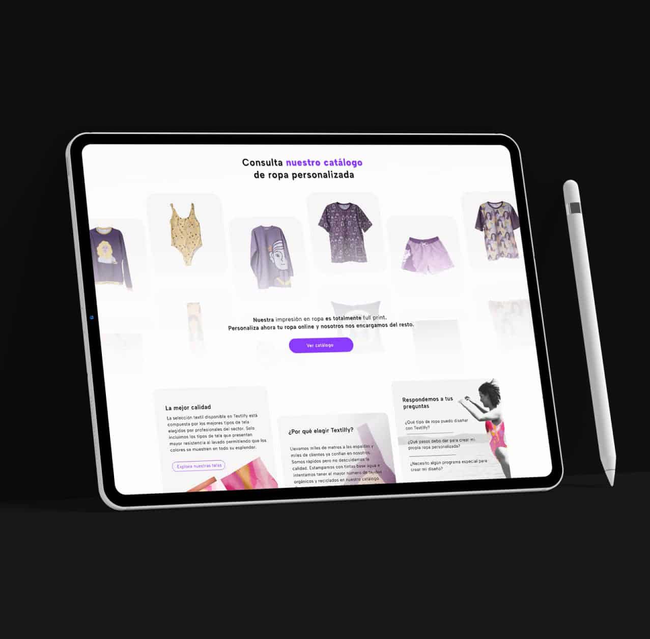 Desarrollo Web Textil Para Textilfy Tablet