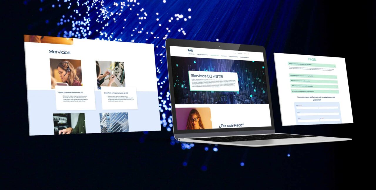 Diseño web para empresas de telecomunicaciones: Iredd