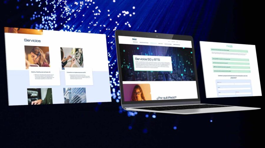 Diseño web para empresas de telecomunicaciones: Iredd